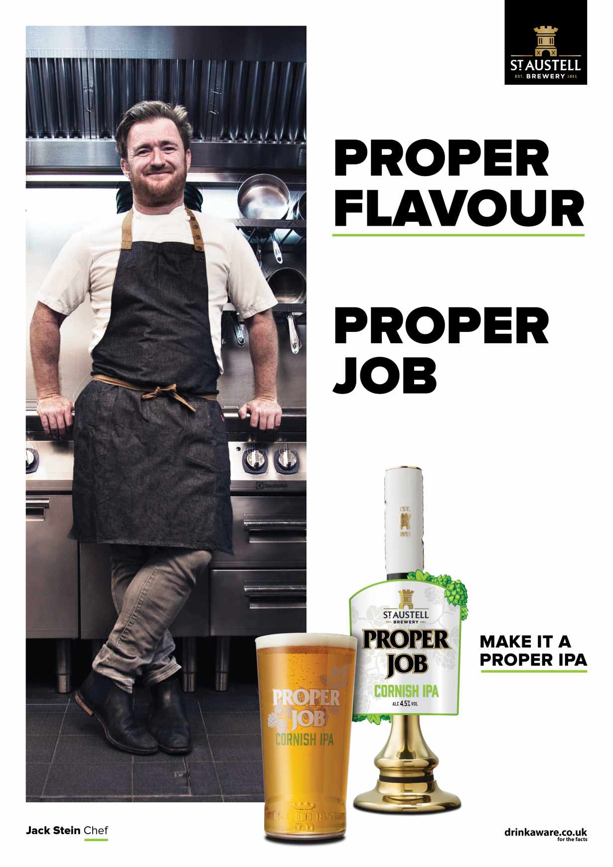 St Austell Brewery Design Ad - Proper Job