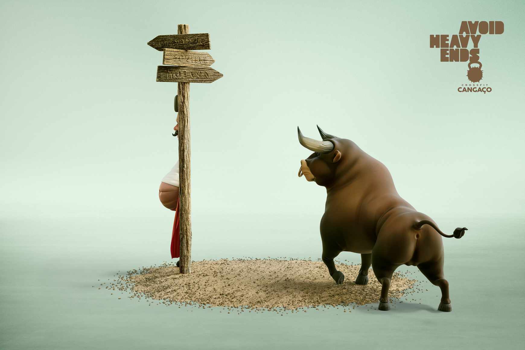 Cangaço CrossFit Print Ad - Bullfight