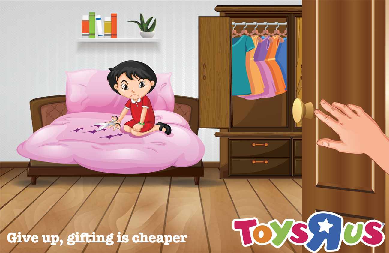 Toys “R” Us Print Ad - Give Up, Gifting is Cheaper, 1 
