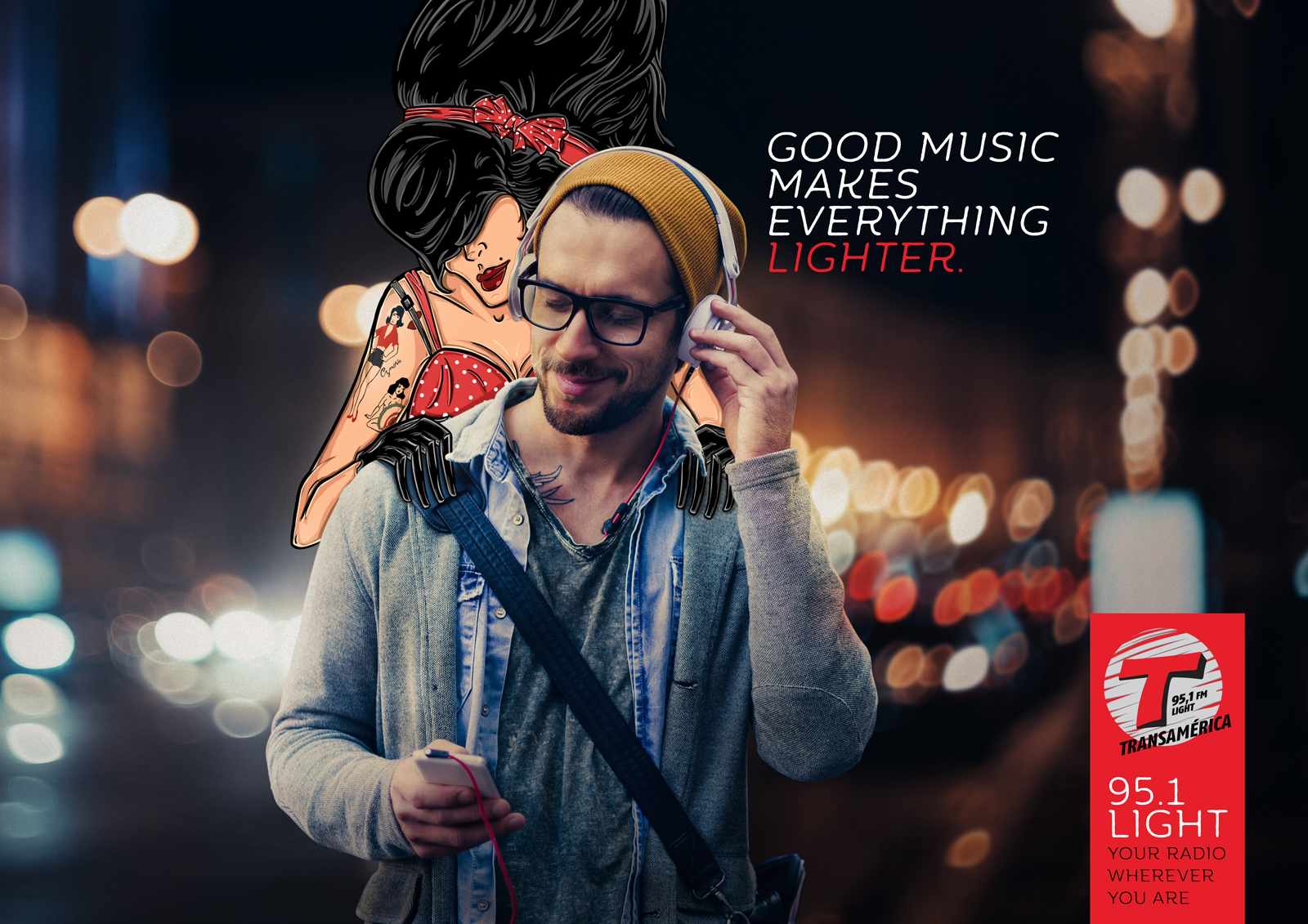 Transamerica Radio Station Print Ad - Amy