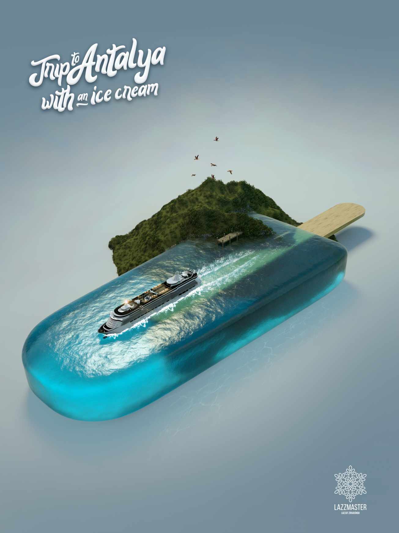 Lazzmaster Print Ad - Trip to Antaly