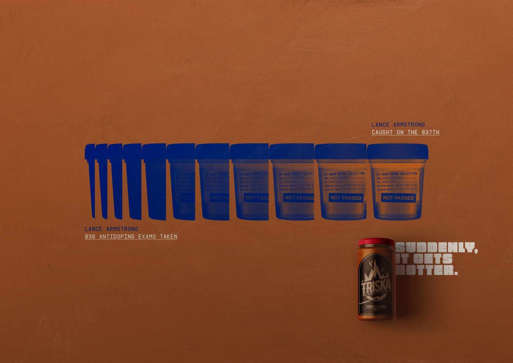 Triska Print Ad - Lance Armstrong 