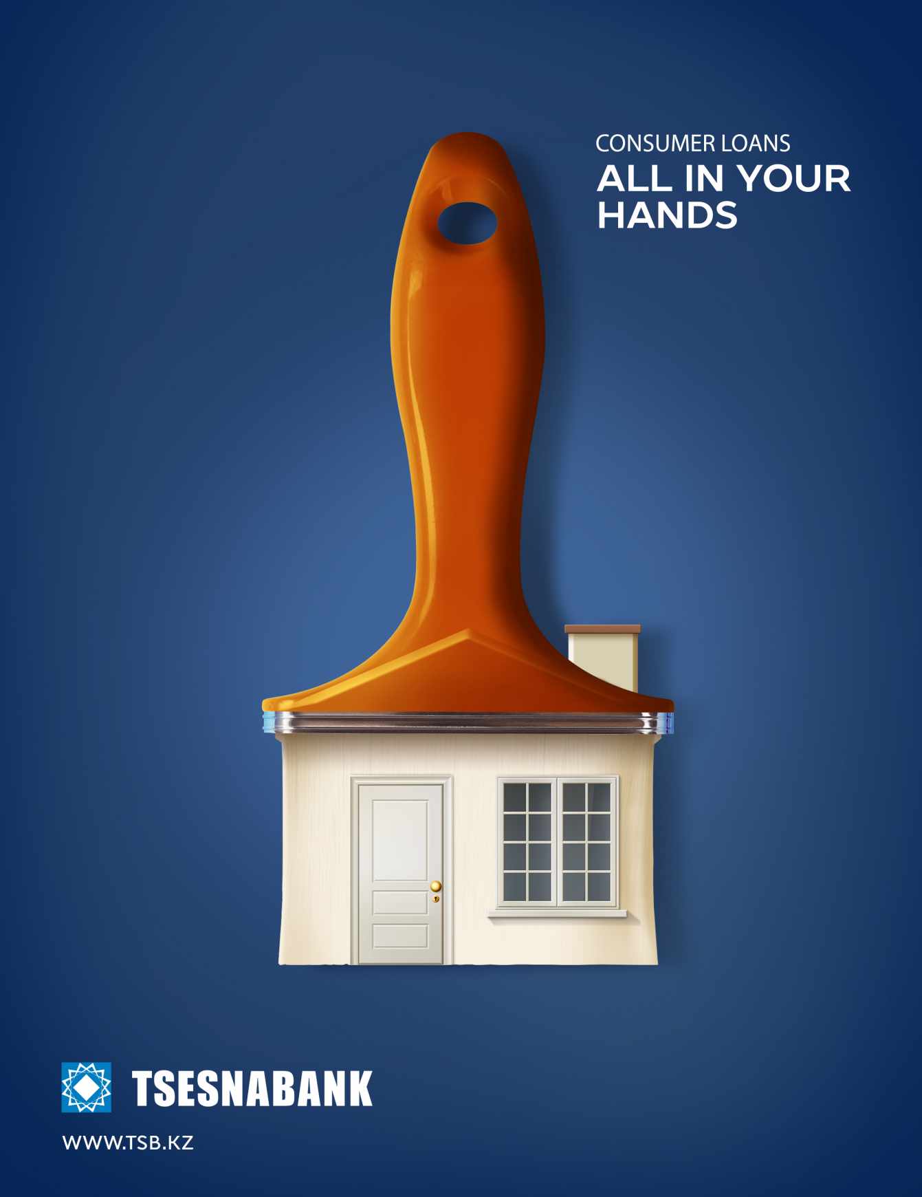 TsesnaBank Print Ad - All In Your Hands