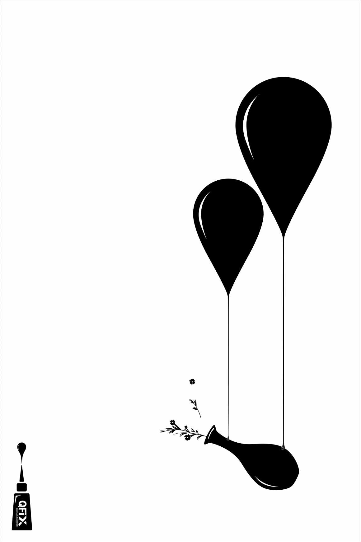 Qfix Print Ad - Vase