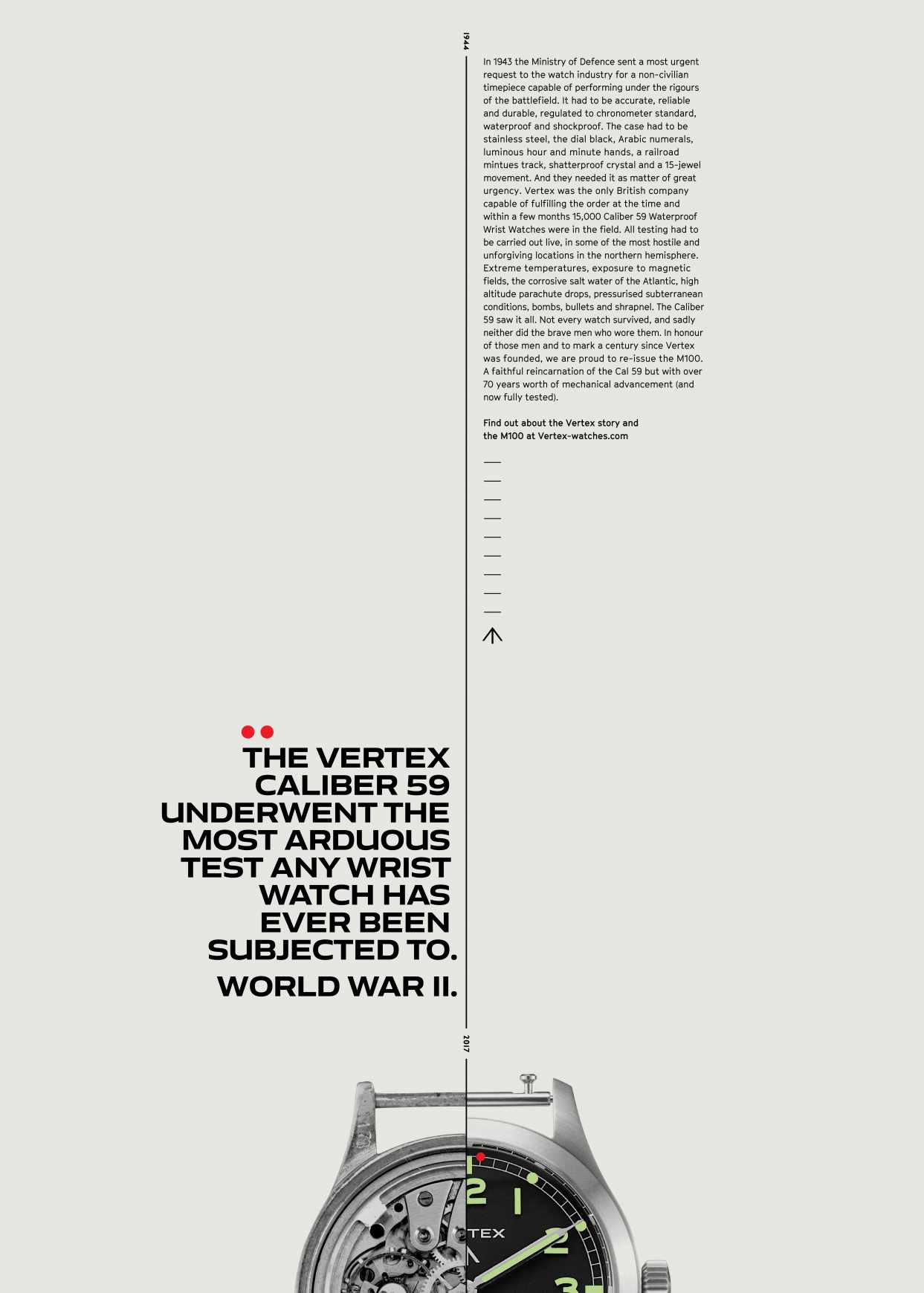 Vertex Print Ad - Arduous Tests 