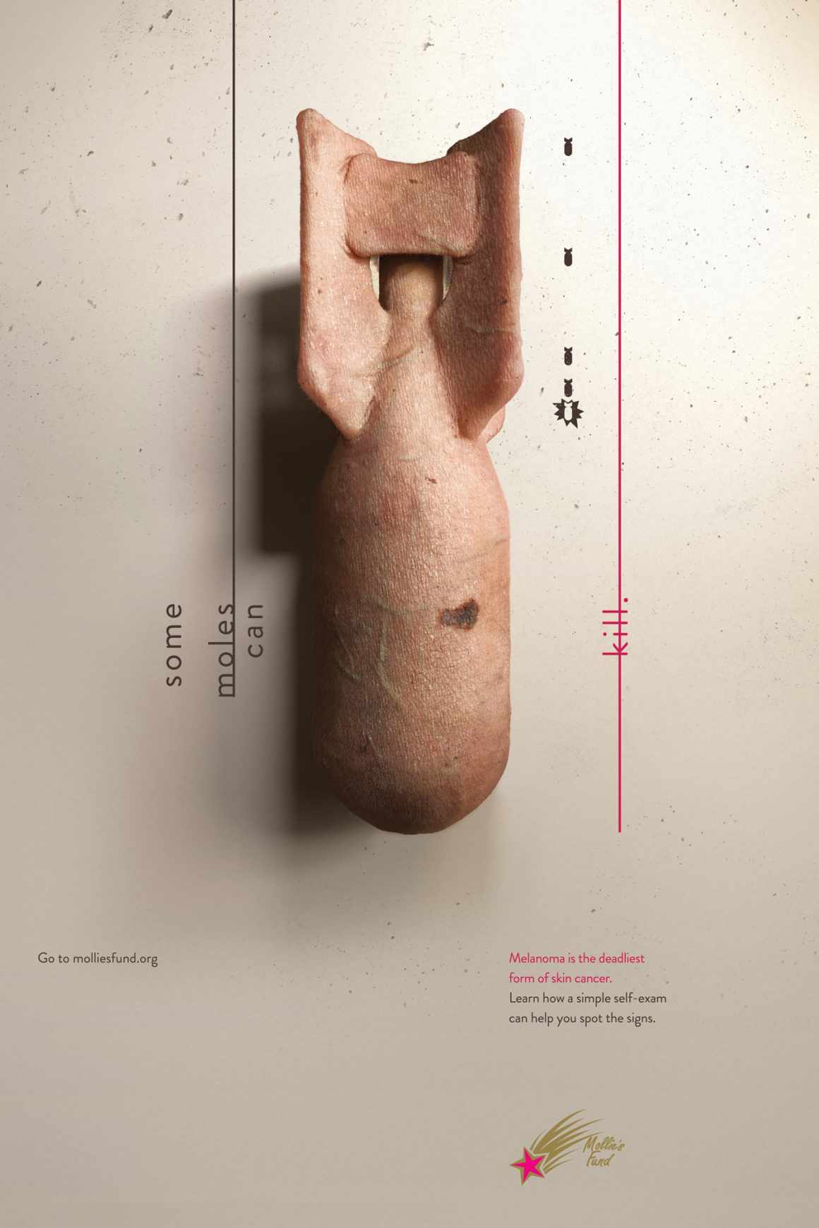 Mollie’s Fund Print Ad - Skin Bombs - Warhead