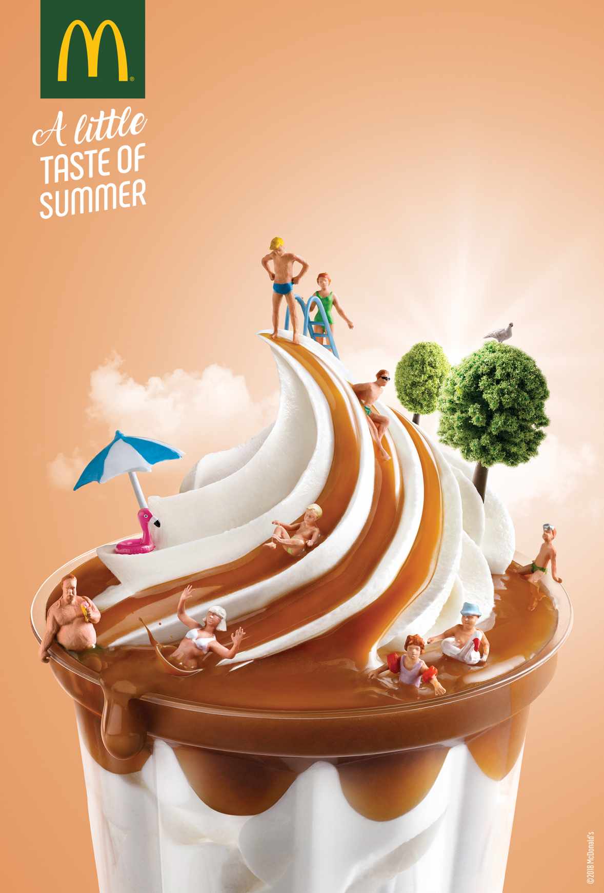McDonald's Outdoor Ad - Water Slide 