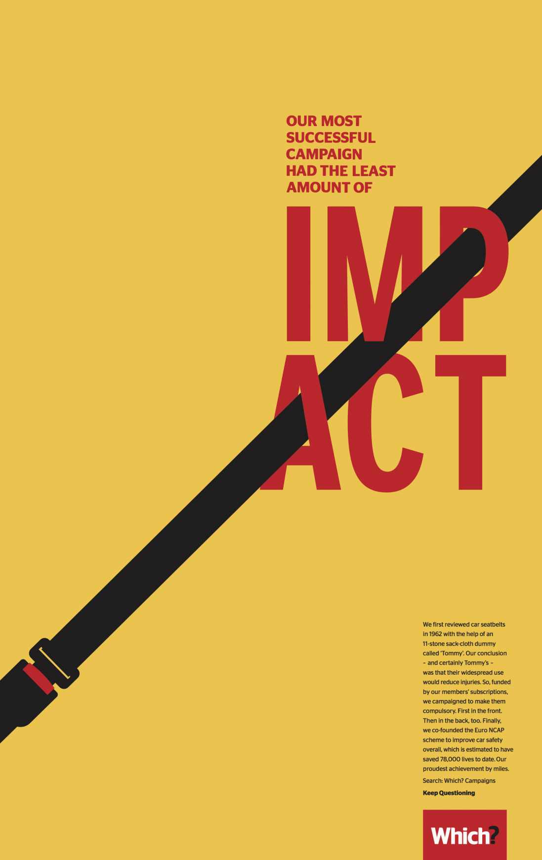 Which? Print Ad - Impact