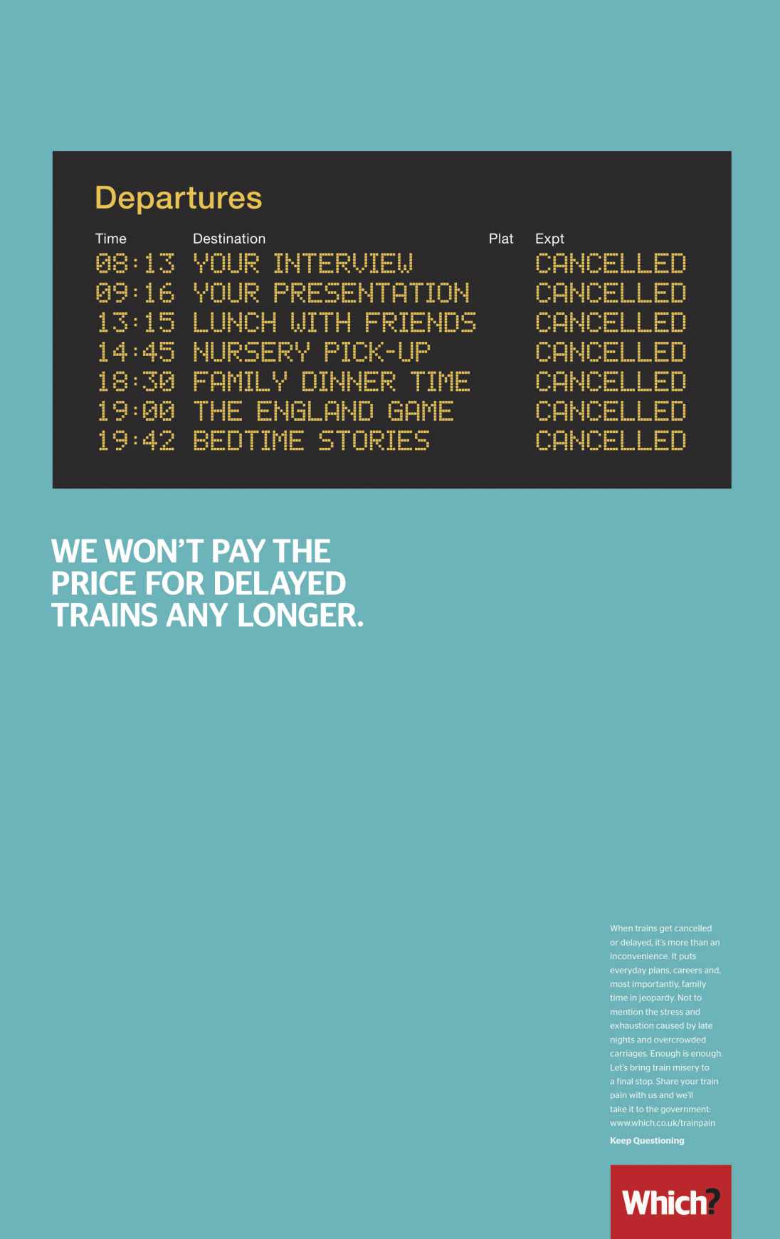 Which? Print Ad - Train
