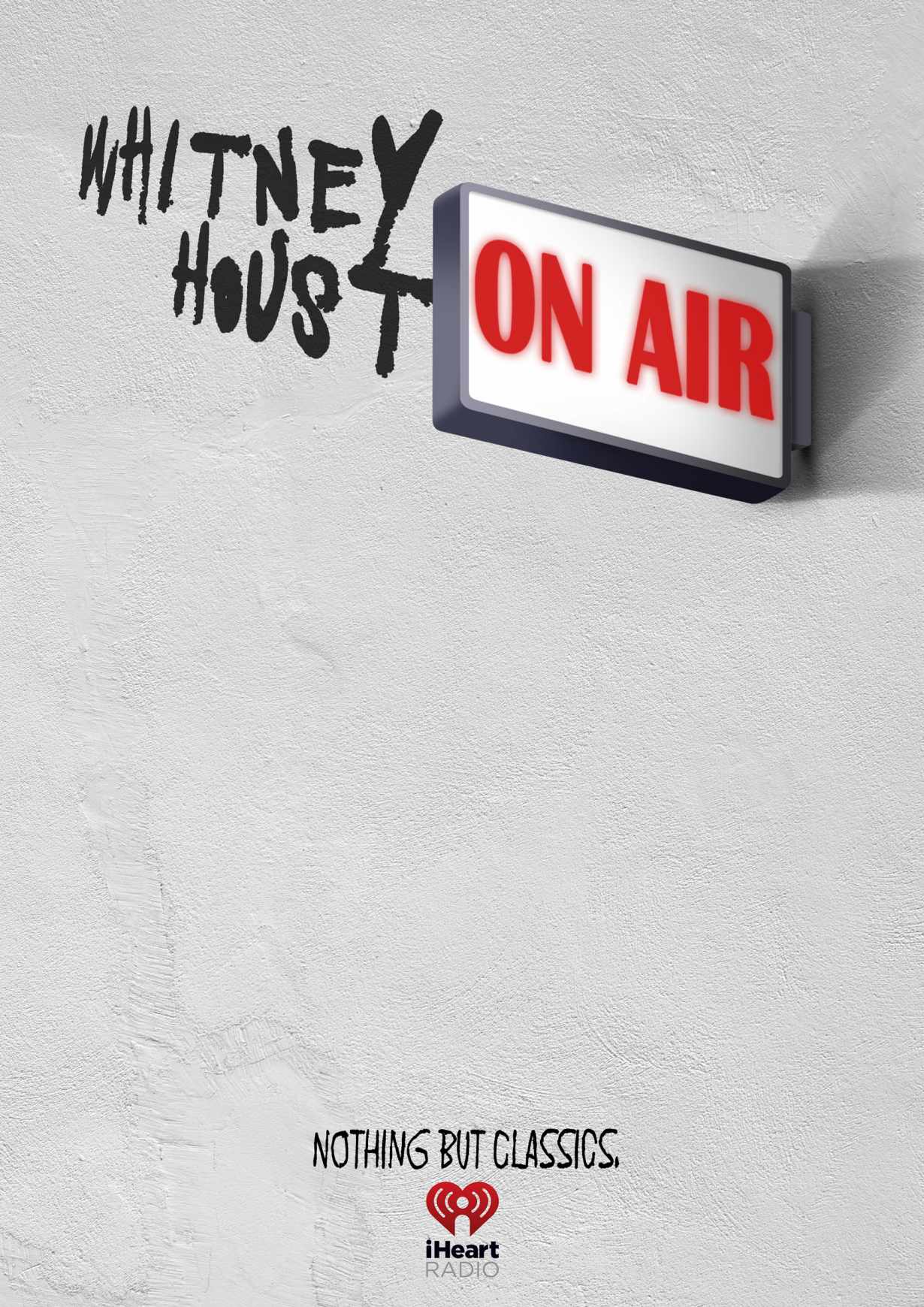 iHeart Radio Print Ad - Whitney Houston 
