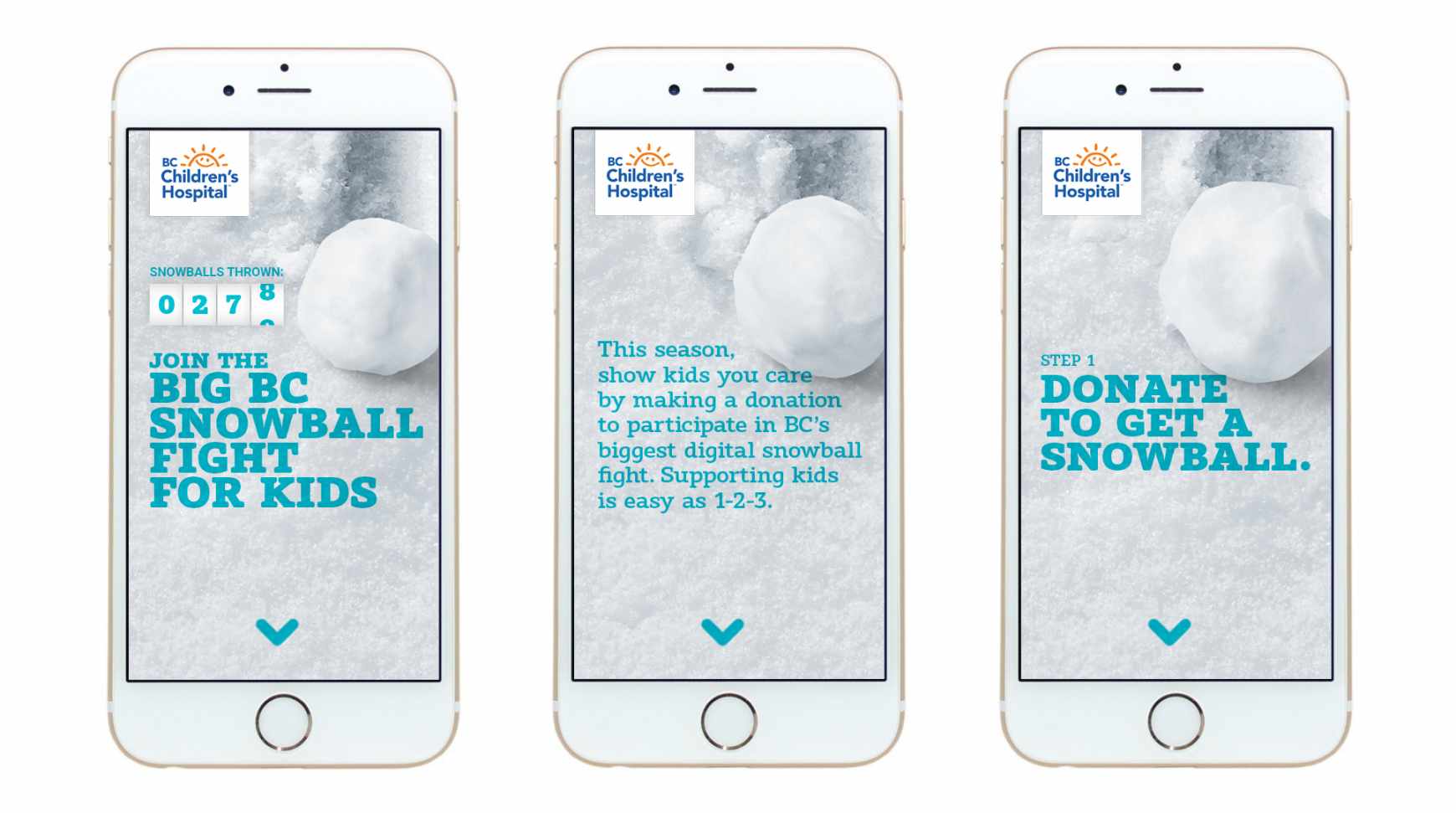 BC Children's Hospital Foundation Integrated Ad - Snowball Fight for Kids  