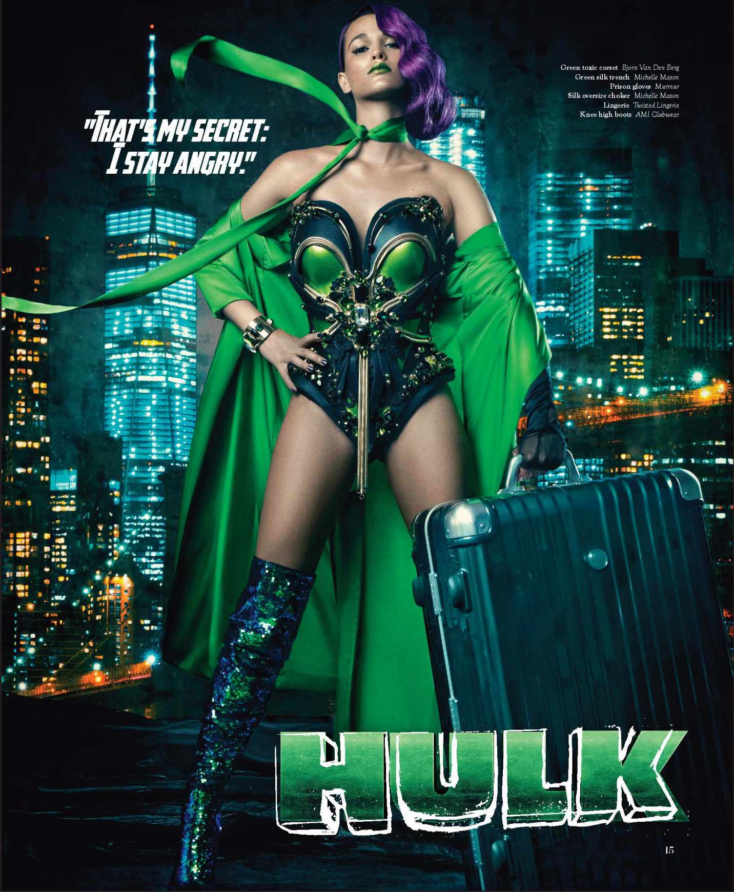 Deseno Print Ad - Women Superheroes - Hulk 