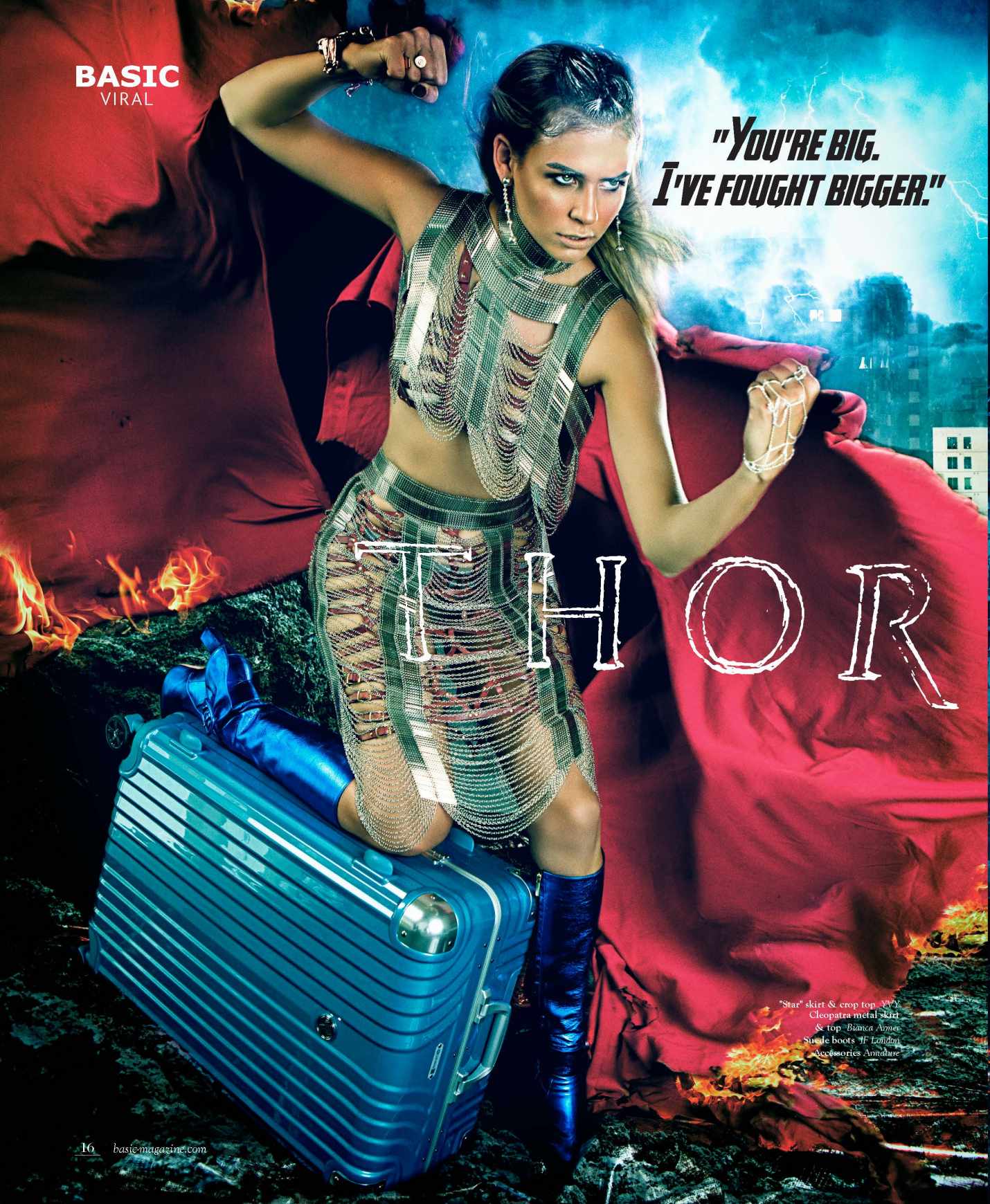 Deseno Print Ad - Women Superheroes - Thor 