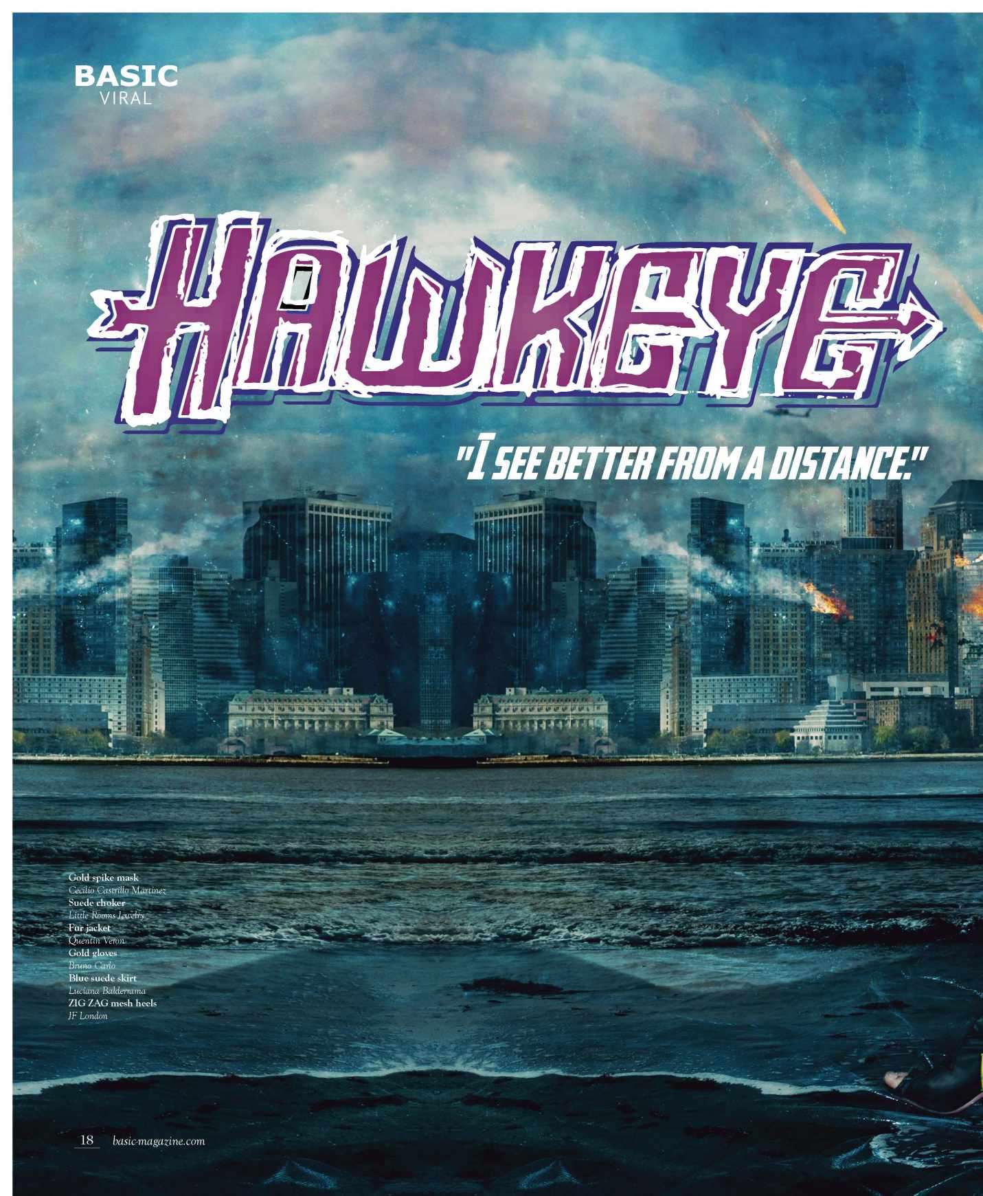 Deseno Print Ad - Women Superheroes - Hawkeye 