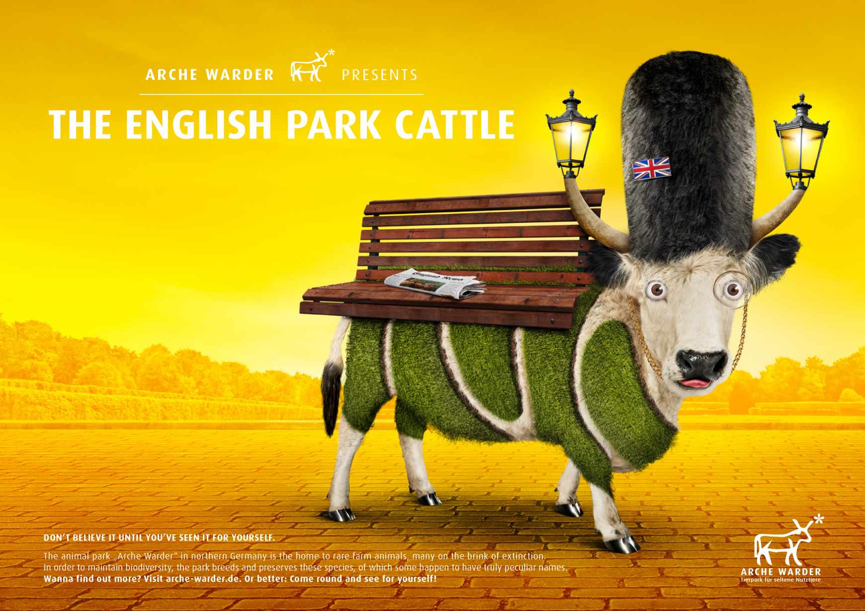 Arche Warder Print Ad - Rare Farm Animals