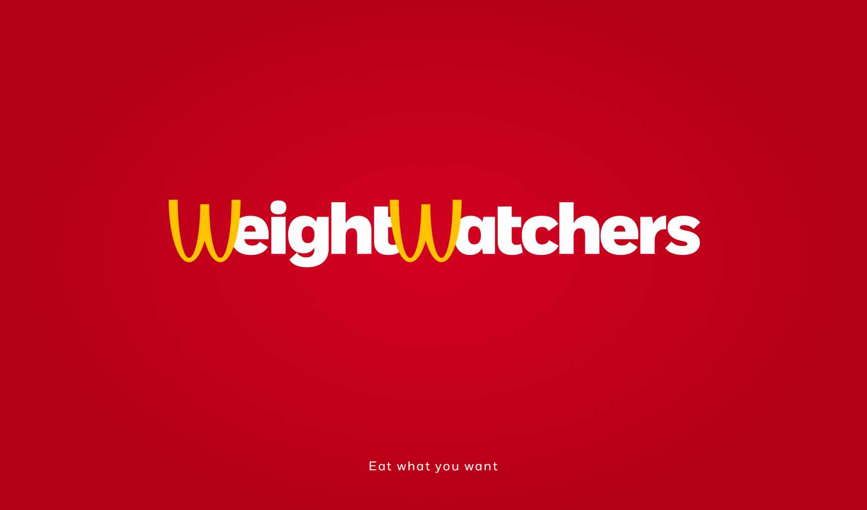 Weight Watchers Print Ad - Golden Arches