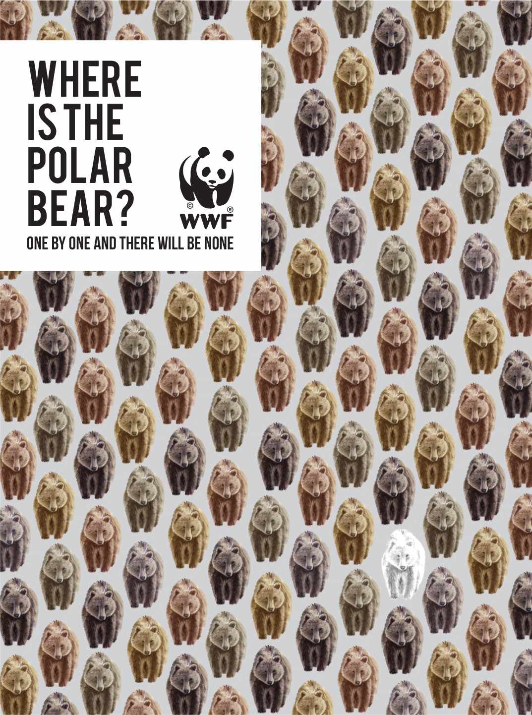 WWF Print Ad - One by One There Will be None, 2