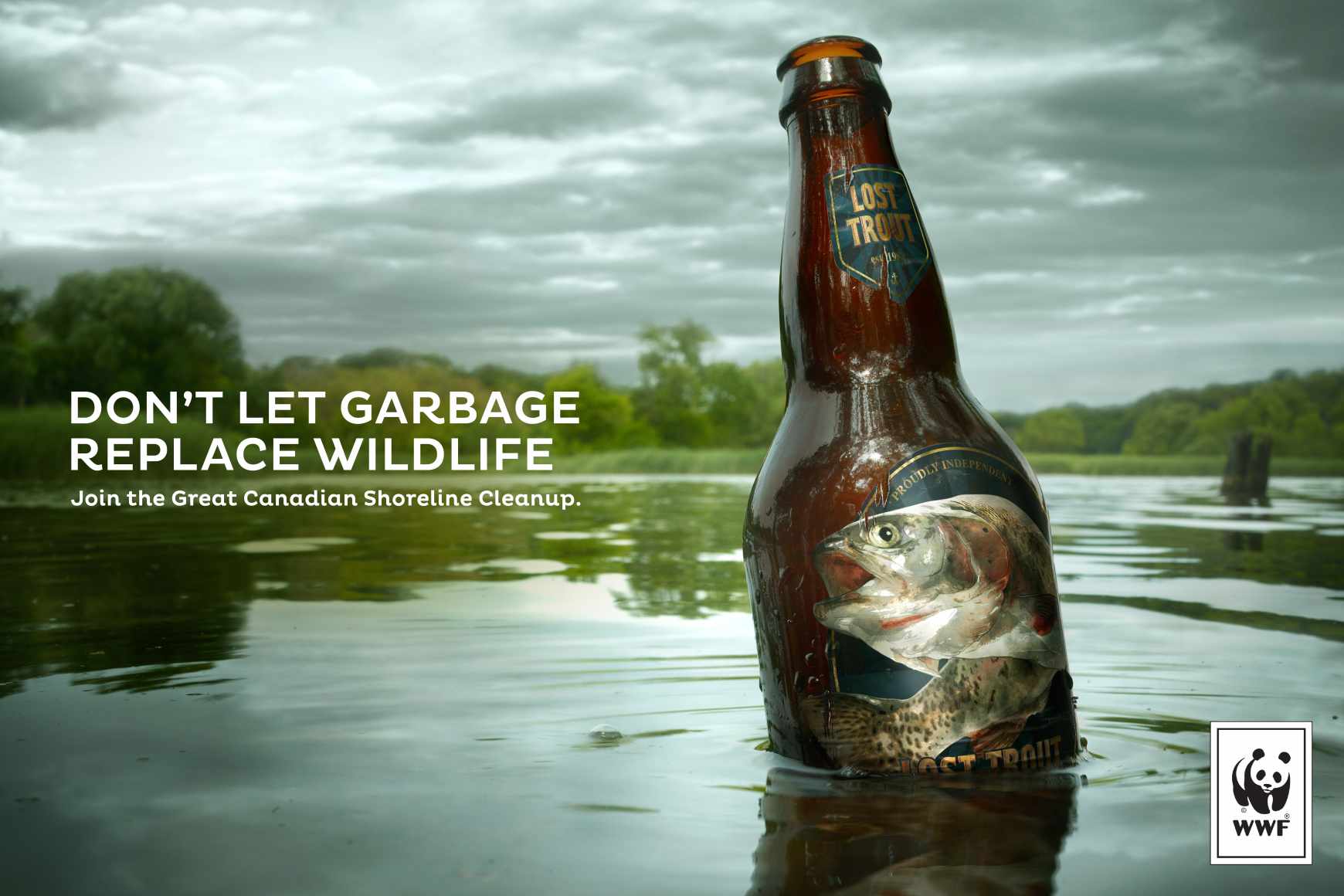 Advertisement by Traffik, Canada WWF Print Ad - Trout