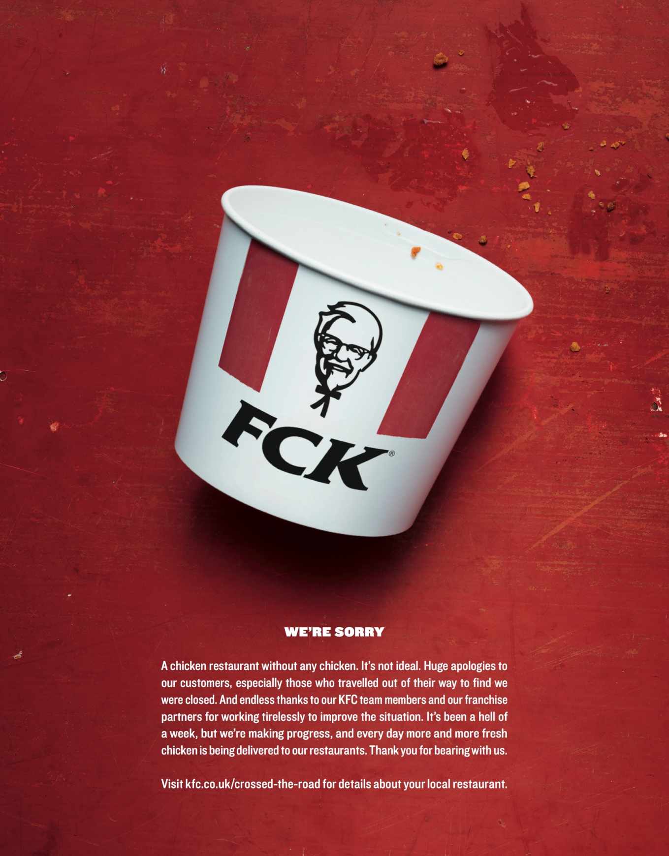 KFC Print Ad - FCK