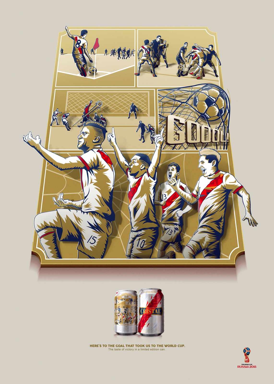 Cristal Print Ad - From Barrio to Russia, 1